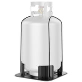 Aluminum Propane Tank Stabilizer Base Holder with Tie Down Straps