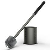 Safoner RV Toilet Brush and Holder Set with Long Handle & Silicone Head