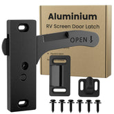 All Aluminum RV Camper Screen Door Latch Handle Kit Passenger Side