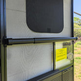 Preassembled All-Aluminum RV Screen Door Handle Cross Bar Adjustable