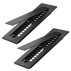 Safoner Aluminum RV Floor Register with Cover, 2x10 Inch Camper Vent Replacement