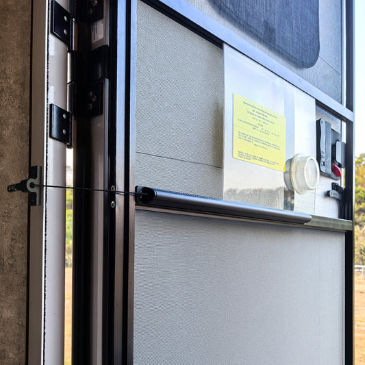 Aluminum RV Camper Screen Door Closer with Adjustable Tension - Upgrade Version 1300