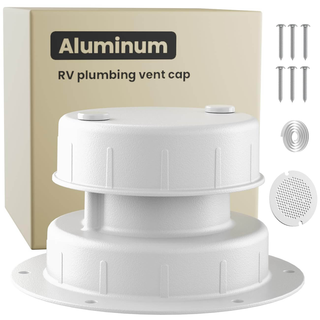 RV Plumbing Roof Vent Aluminum Cap Kit – Safoner RV Accessories