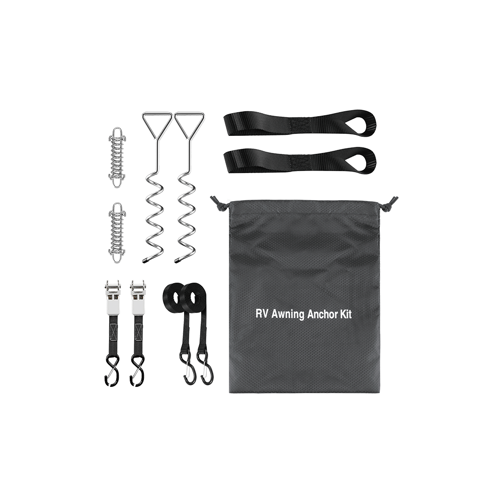 Heavy Duty RV Awning Tie Down Kit Anchors – Safoner RV Accessories