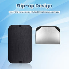 RV Door Window Shade Blackout Privacy Cover 16x25 Inch