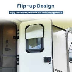 RV Door Window Shade Blackout Privacy Cover 16x25 Inch