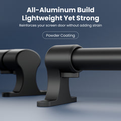 Preassembled All-Aluminum RV Screen Door Handle Cross Bar Adjustable