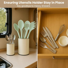 Magnetic RV Utensil Holder Organizer 1 Pack Large/ 2 Pack Combo