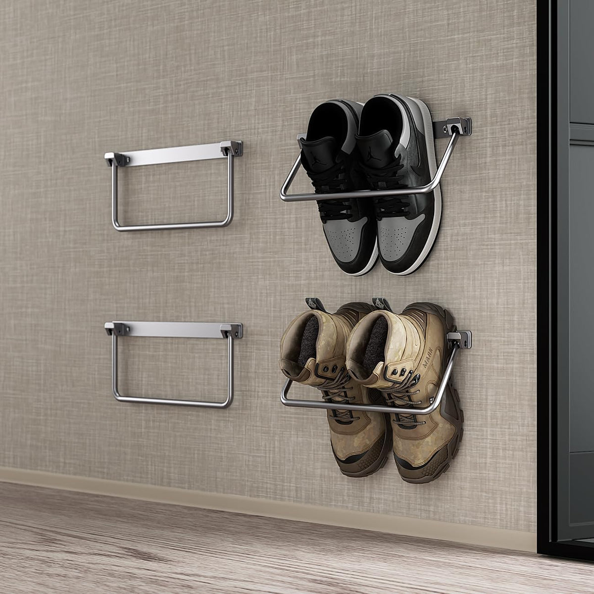 Foldable Aluminum RV Shoe Rack Storage Organizer