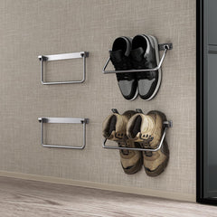 Foldable Aluminum RV Shoe Rack Storage Organizer