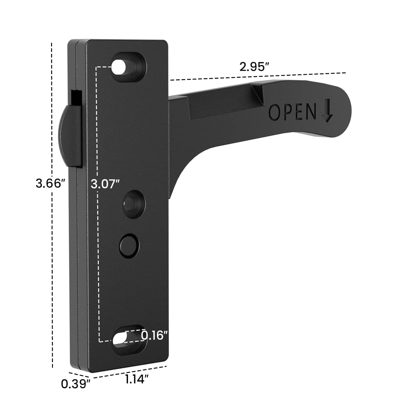 All Aluminum RV Camper Screen Door Latch Handle Kit Passenger Side ...