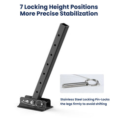 Safoner Aluminum Universal RV Stabilizer Heavy-Duty Adjustable Trailer Jack Support