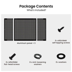 RV Screen Door Protector Aluminum Adjustable Grille Guard for Camper