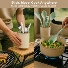 Magnetic RV Utensil Holder Organizer 1 Pack Large/ 2 Pack Combo