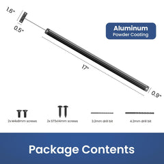 Aluminum RV Camper Screen Door Closer with Adjustable Tension