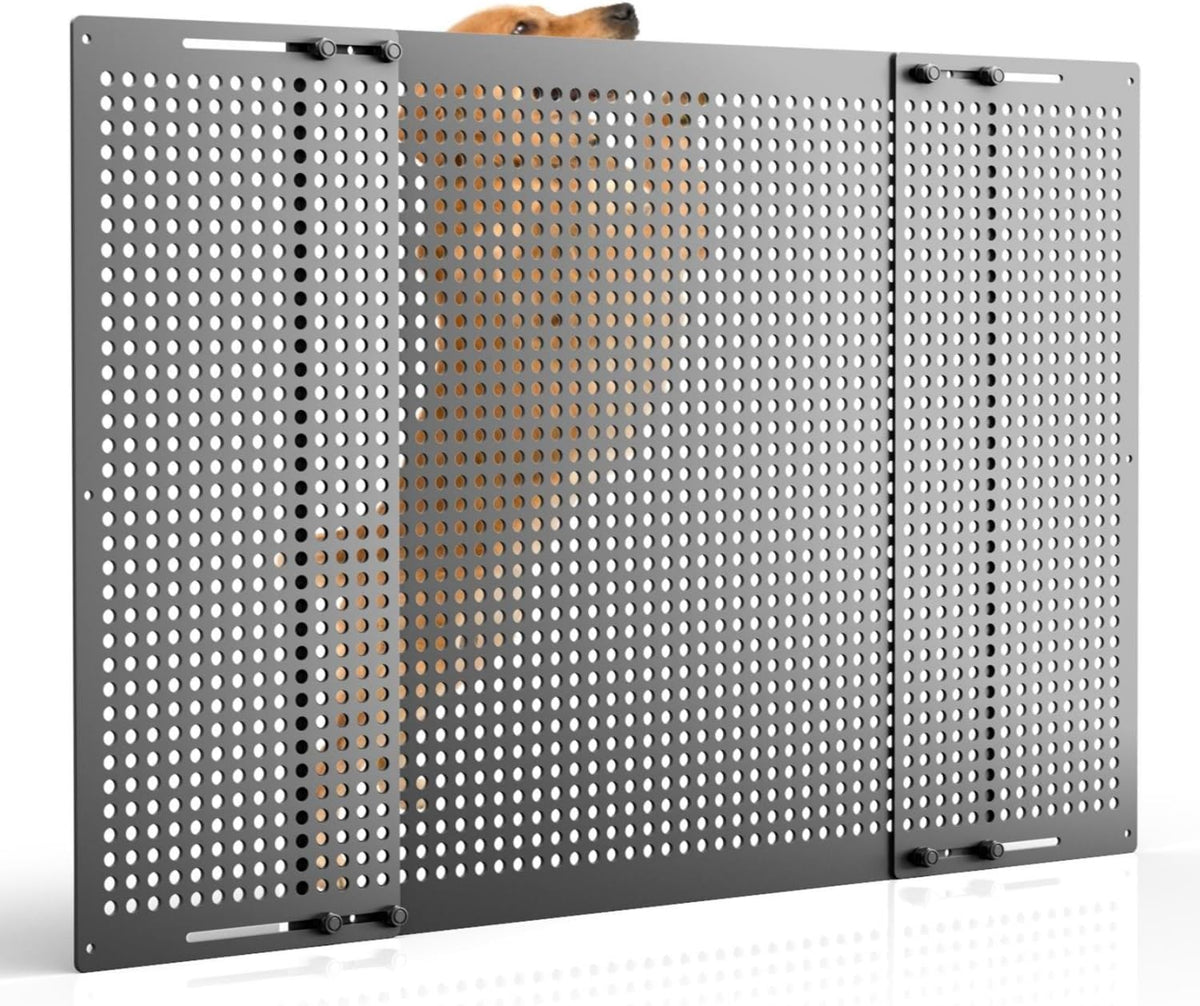 RV Screen Door Protector Aluminum Adjustable Grille Guard for Camper