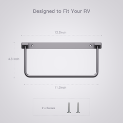 Foldable Aluminum RV Shoe Rack Storage Organizer