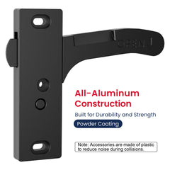 All Aluminum RV Camper Screen Door Latch Handle Kit Passenger Side