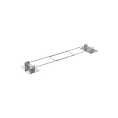 RV Shower Corner Storage Bar Stainless Steel
