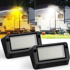 Dual Color Aluminum Waterproof RV LED Porch Light Exterior