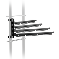 RV Aluminum Clothes Drying Rack Ladder Mounted
