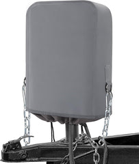 RV Electric Tongue Jack Cover Waterproof Protector with Hooks to Keep Chains