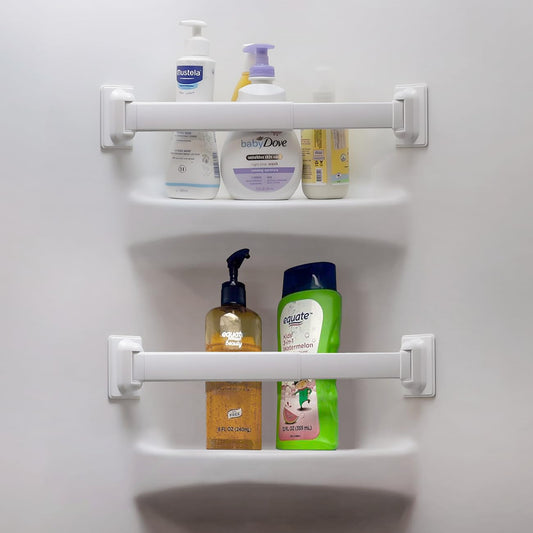 RV Shower Caddy Corner Storage Rustproof Aluminum Bar 1300