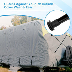 RV Gutter Spout Caps 4PCs Set