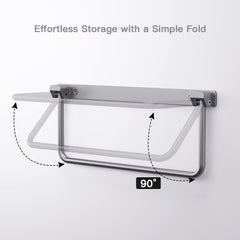 Foldable Aluminum RV Shoe Rack Storage Organizer