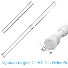 RV Tension Rods Adjustable 6-Pack for Fridges and Cabinets