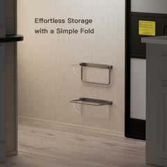 Foldable Aluminum RV Shoe Rack Storage Organizer