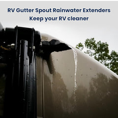 RV Rain Gutter Spout Extenders 4PCs Set