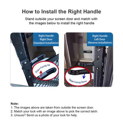 Durable RV Screen Door Latch Kit