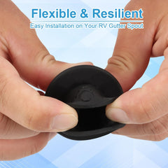 RV Gutter Spout Caps 4PCs Set