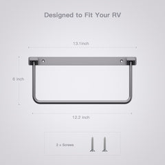 Foldable Aluminum RV Shoe Rack Storage Organizer