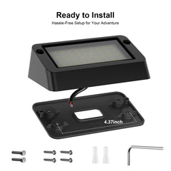 Dual Color Aluminum Waterproof RV LED Porch Light Exterior