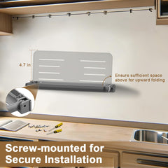 RV Folding Aluminum Wall Shelf Organization