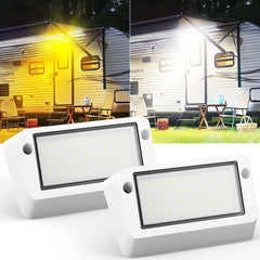Dual Color Aluminum Waterproof RV LED Porch Light Exterior