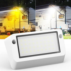 Dual Color Aluminum Waterproof RV LED Porch Light Exterior